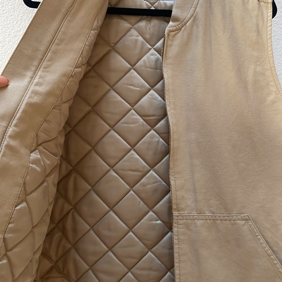 Aritzia Tna Ferris Vest, Olive Beige, size S - Picture 11 of 12